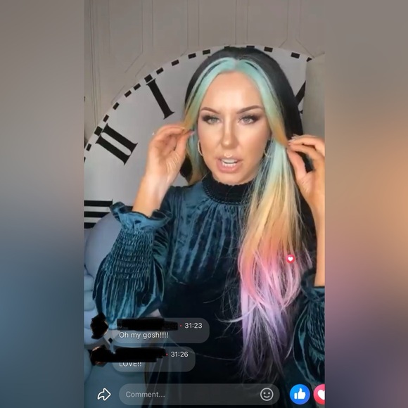 Chelsey Smith Margaret Rainbow Wig - Picture 2 of 10